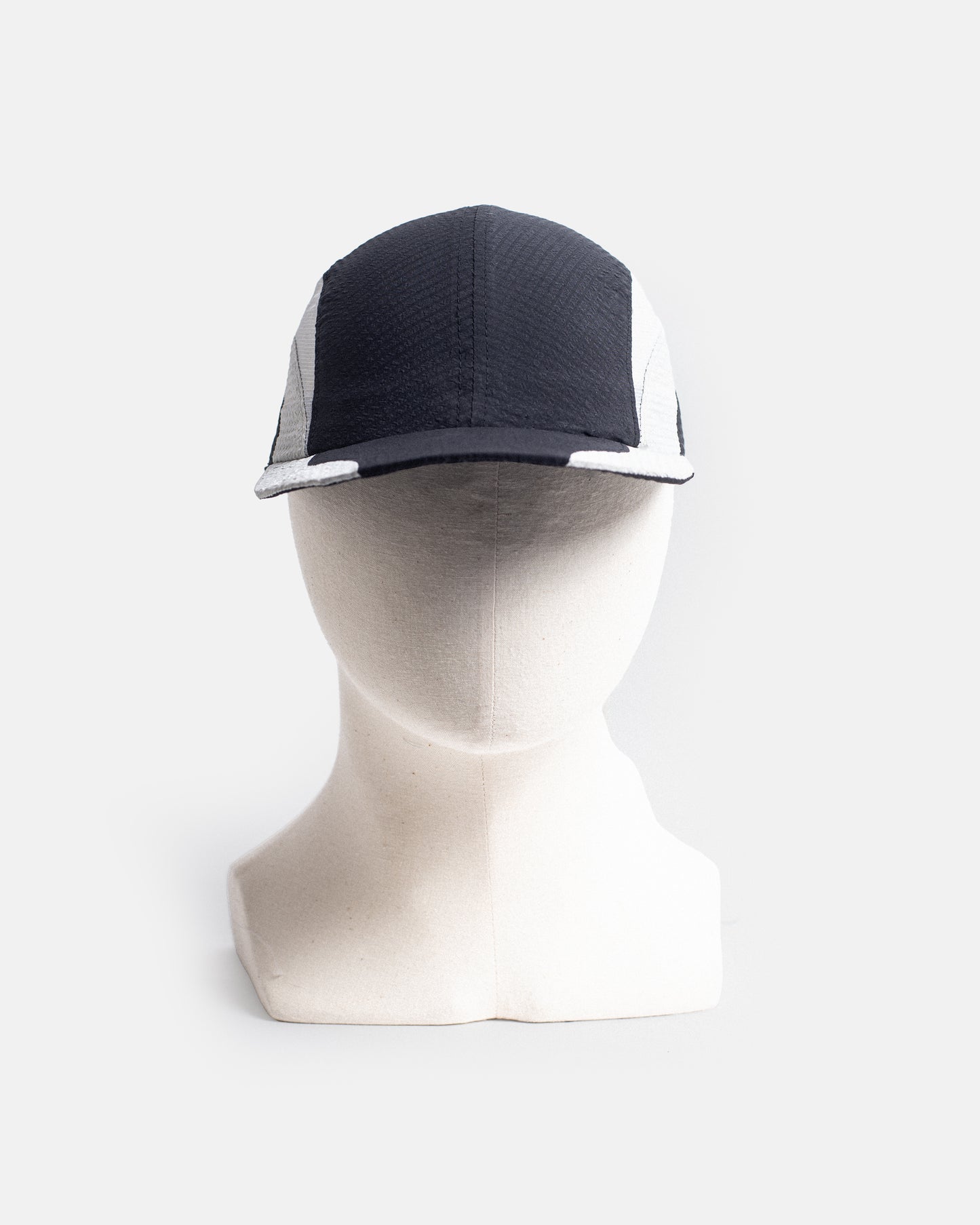 Scanner Panelled Cap - Black / Moon Grey