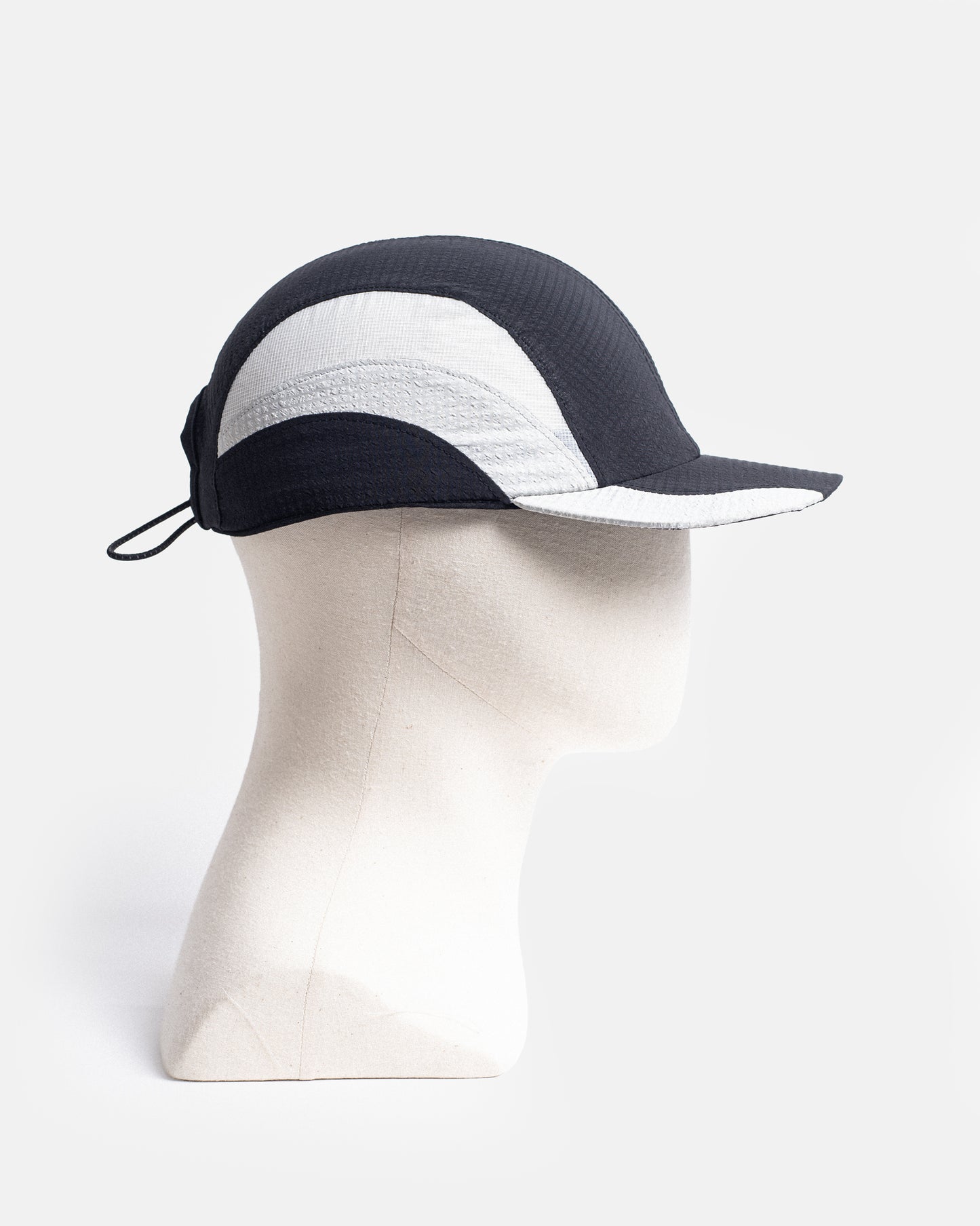 Scanner Panelled Cap - Black / Moon Grey