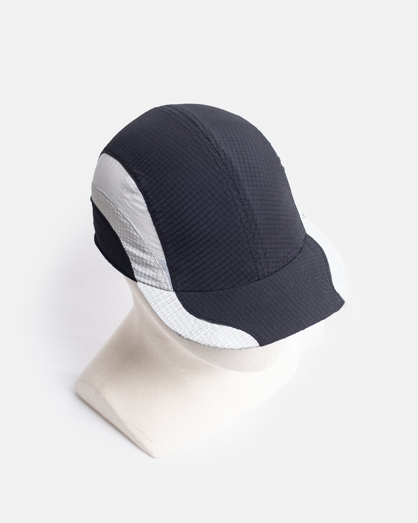 Scanner Panelled Cap - Black / Moon Grey