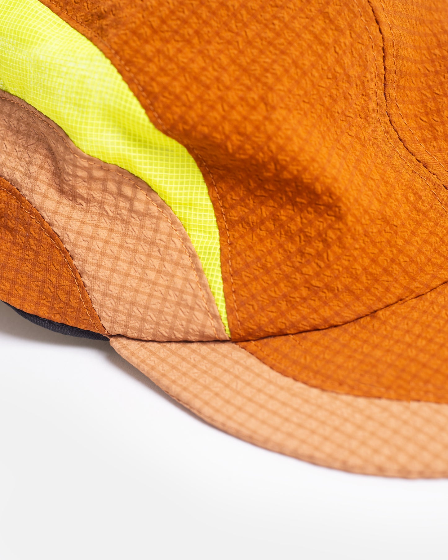 Scanner Panelled Cap - Red Earth / Nuclear Yellow