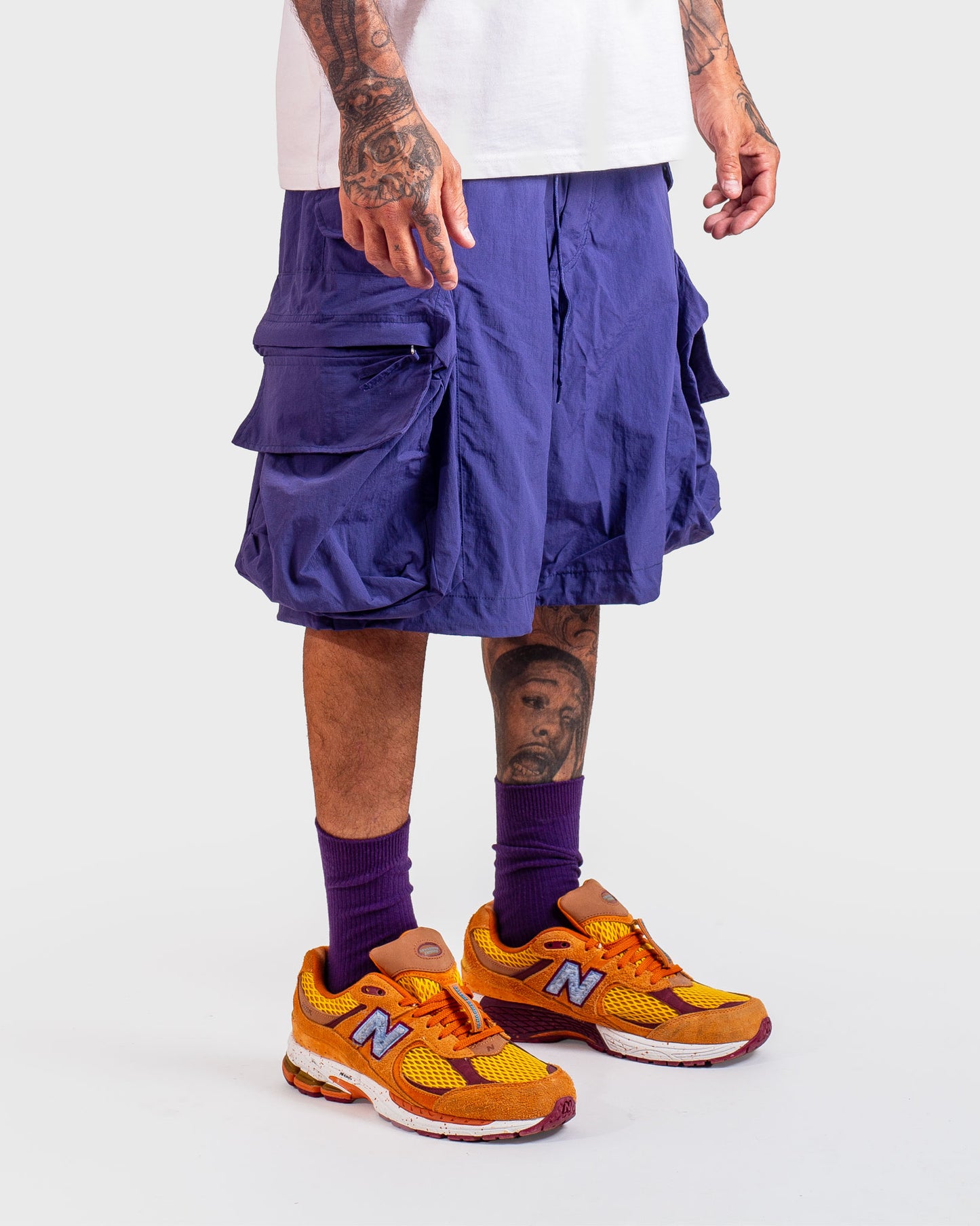 Hakobu - Quick-dry Cargo Short - Grape