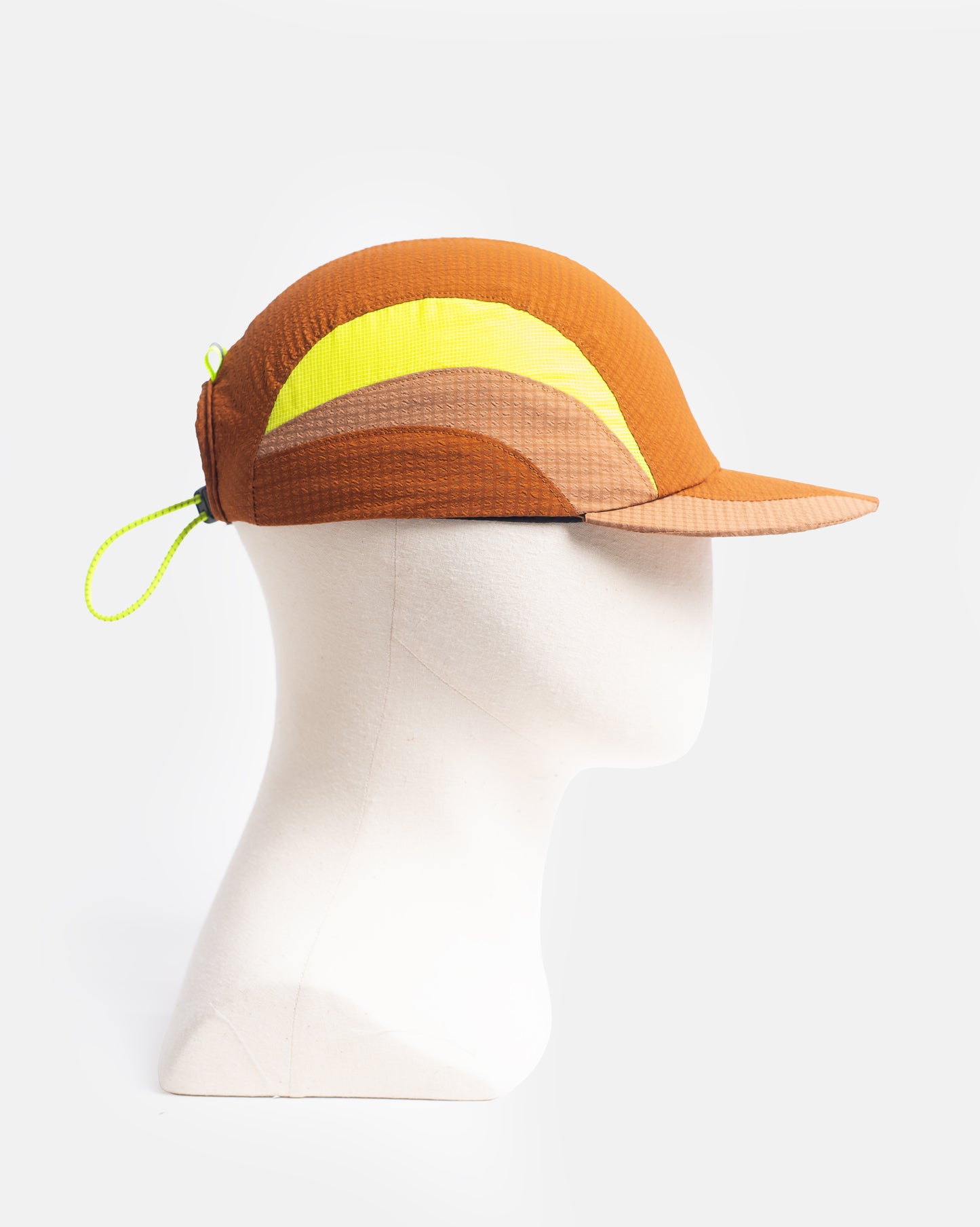 Scanner Panelled Cap - Red Earth / Nuclear Yellow