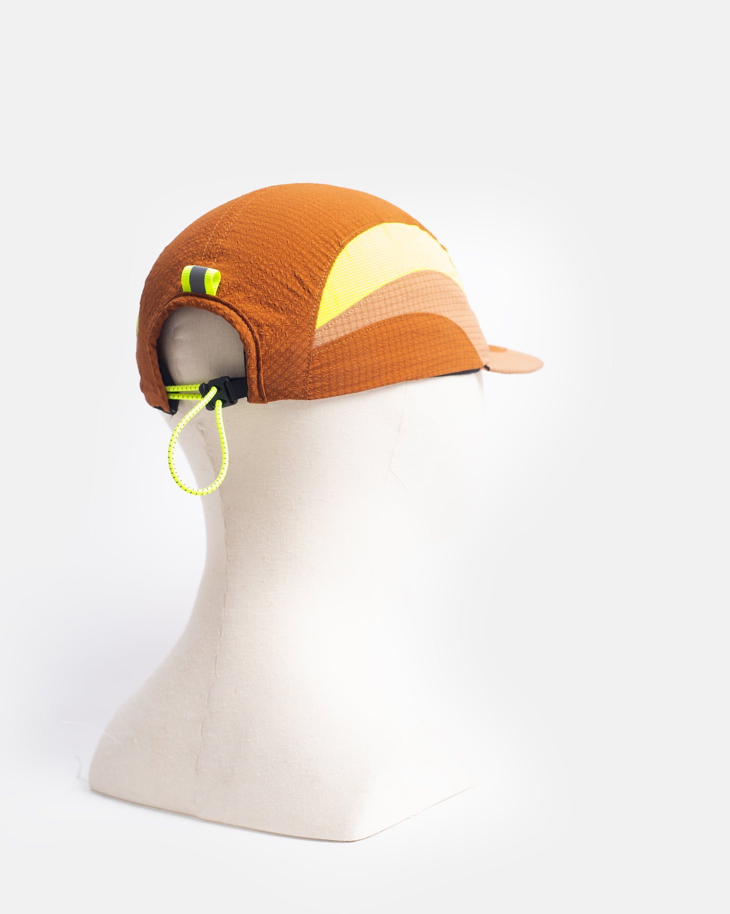 Scanner Panelled Cap - Red Earth / Nuclear Yellow