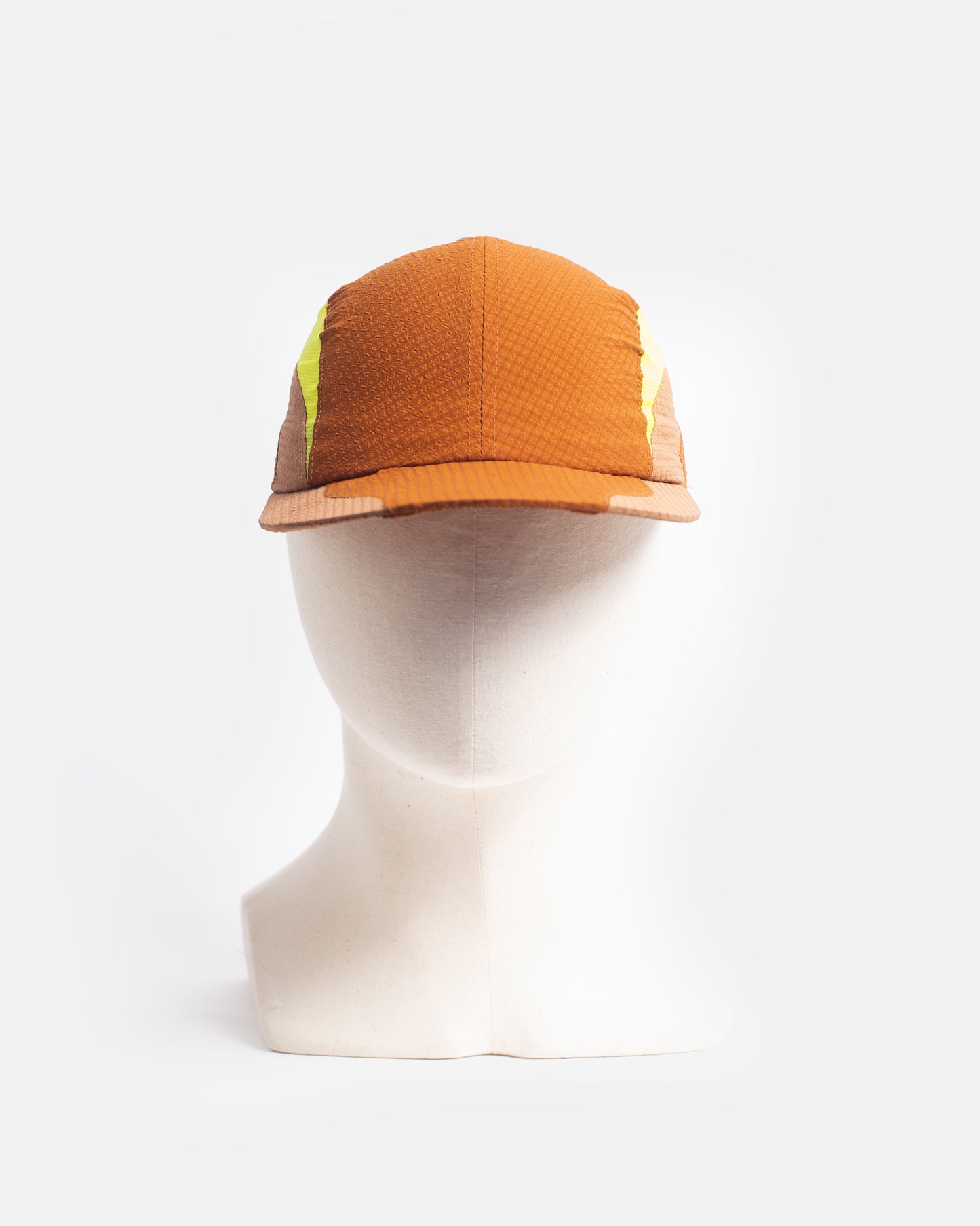 Scanner Panelled Cap - Red Earth / Nuclear Yellow
