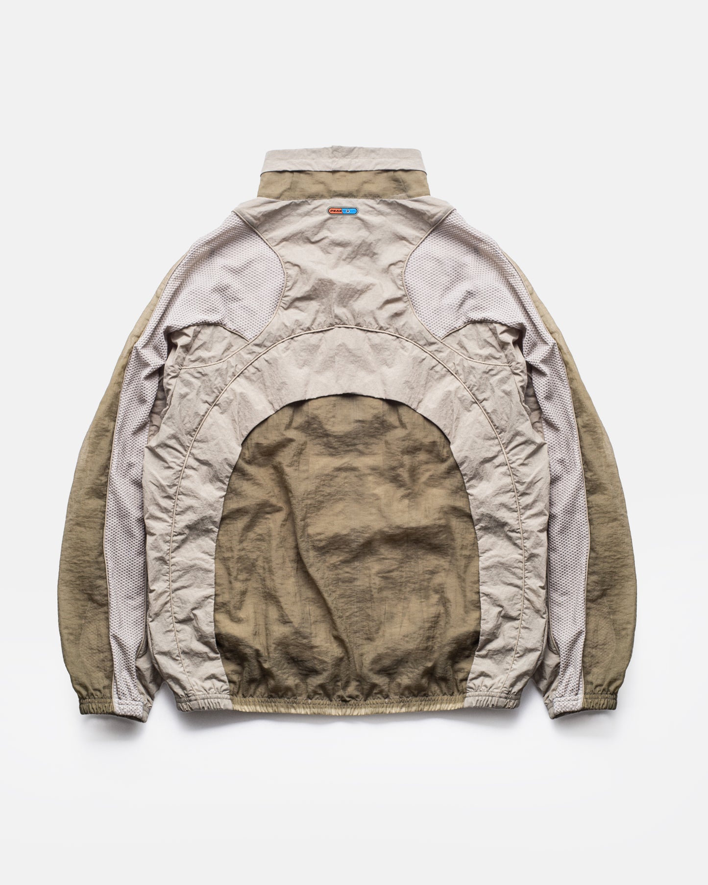 Bolt - Panelled Running Jacket - Stone / Khaki