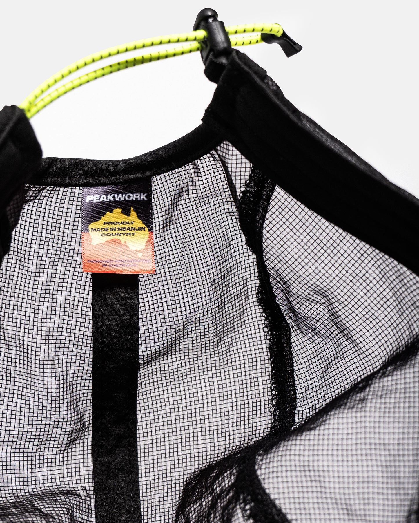 Scramble - Packable Running Cap - Black Mesh