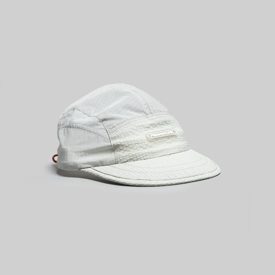 Skid- Packable Running Cap - Stone White