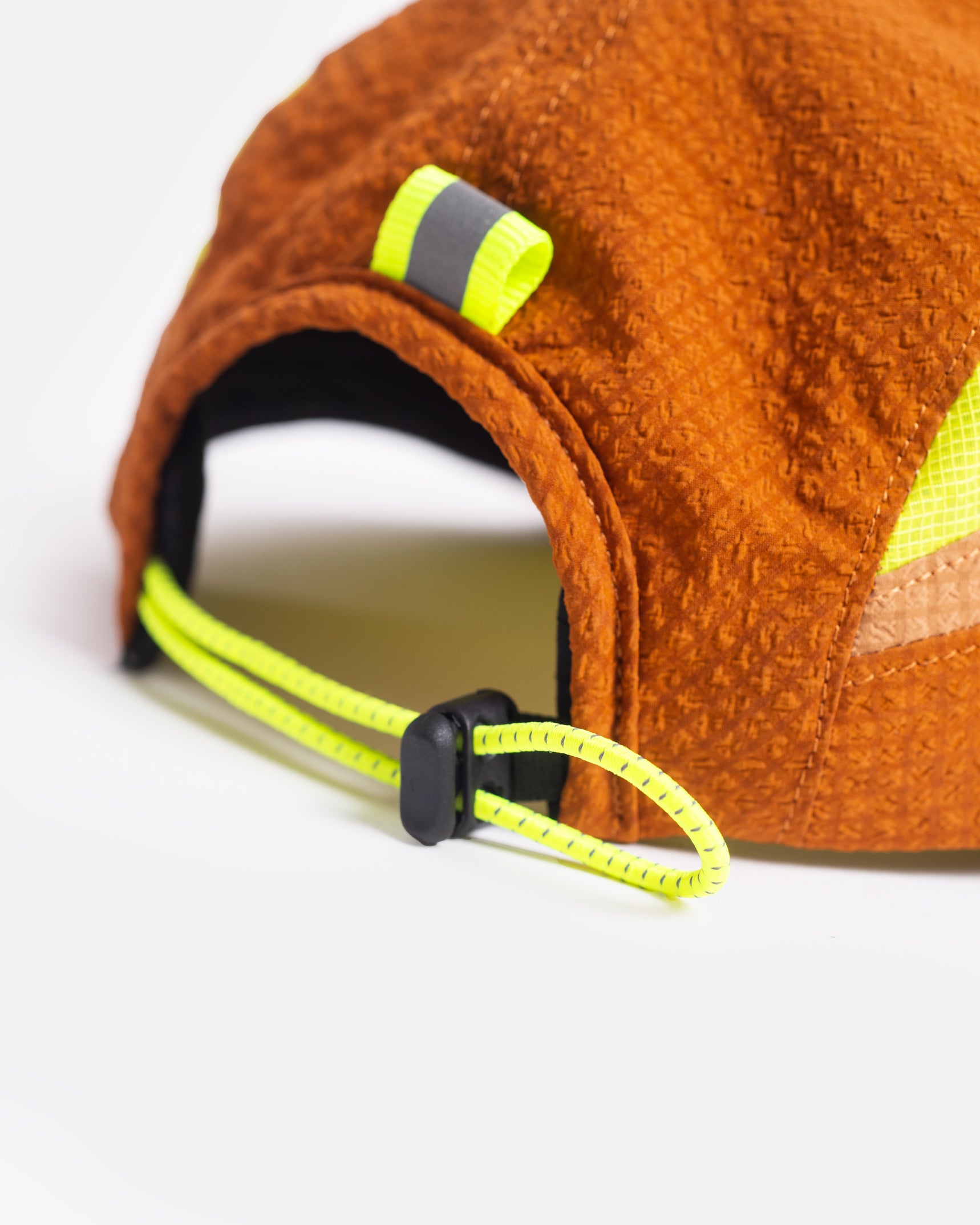 Scanner Panelled Cap  - Red Earth / Nuclear Yellow