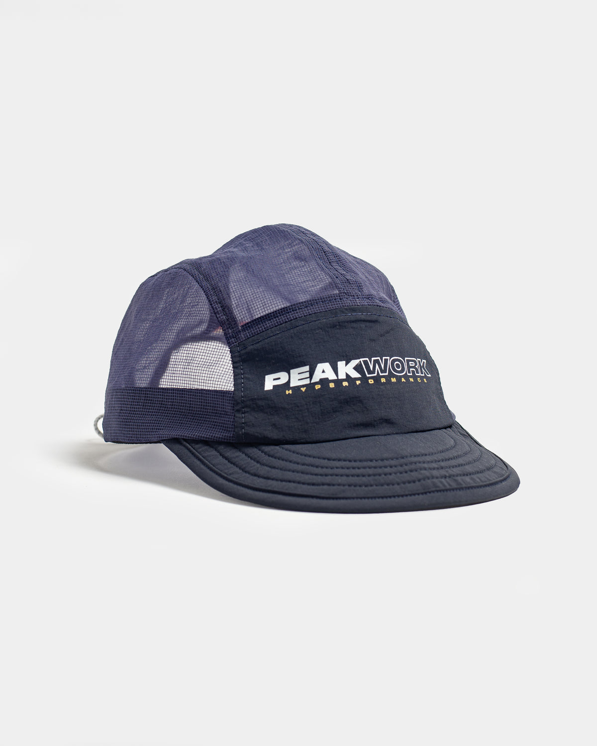 Scramble Packable Running Cap - Navy Mesh