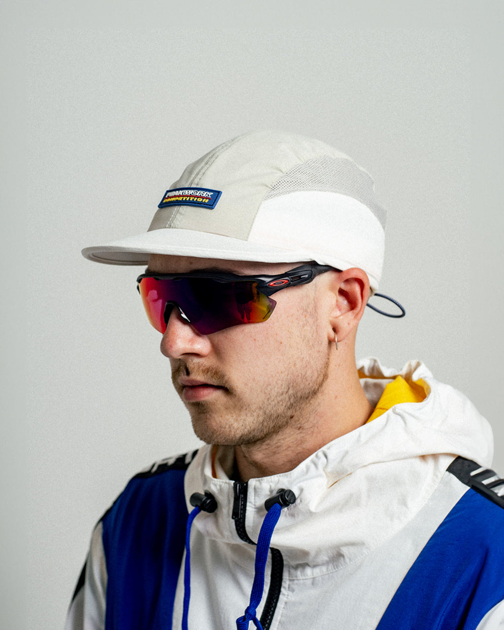 Knuckle Athletic Cap - Moon Grey / White
