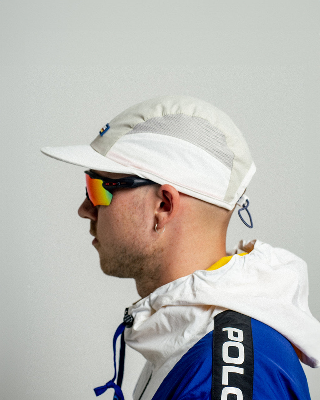 Knuckle Athletic Cap - Moon Grey / White