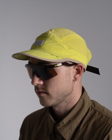 Wrench Packable Running Cap - Nuclear Yellow / Stone