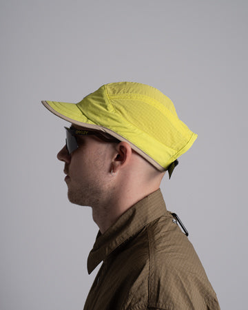 Wrench Packable Running Cap - Nuclear Yellow / Stone