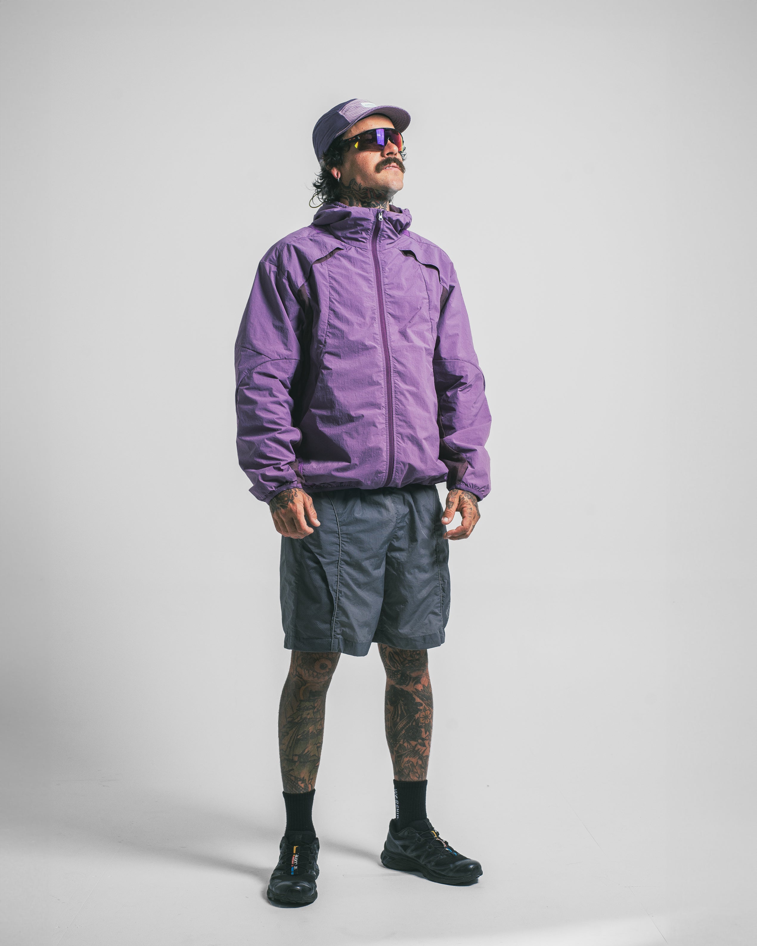 Spark - Vented Windbreaker - Plum