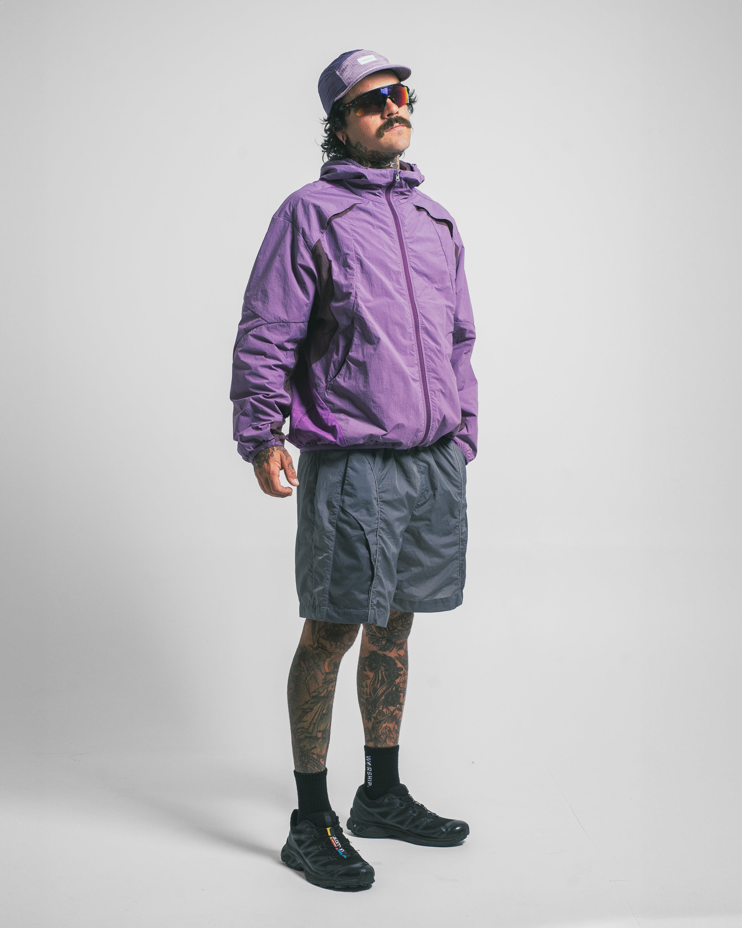 Spark - Vented Windbreaker - Plum