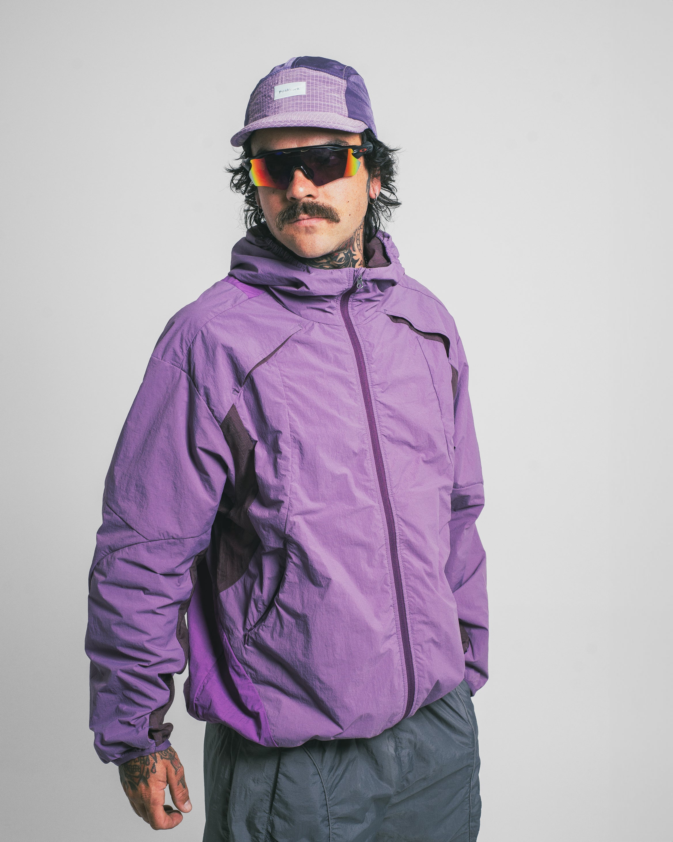 Spark - Vented Windbreaker - Plum