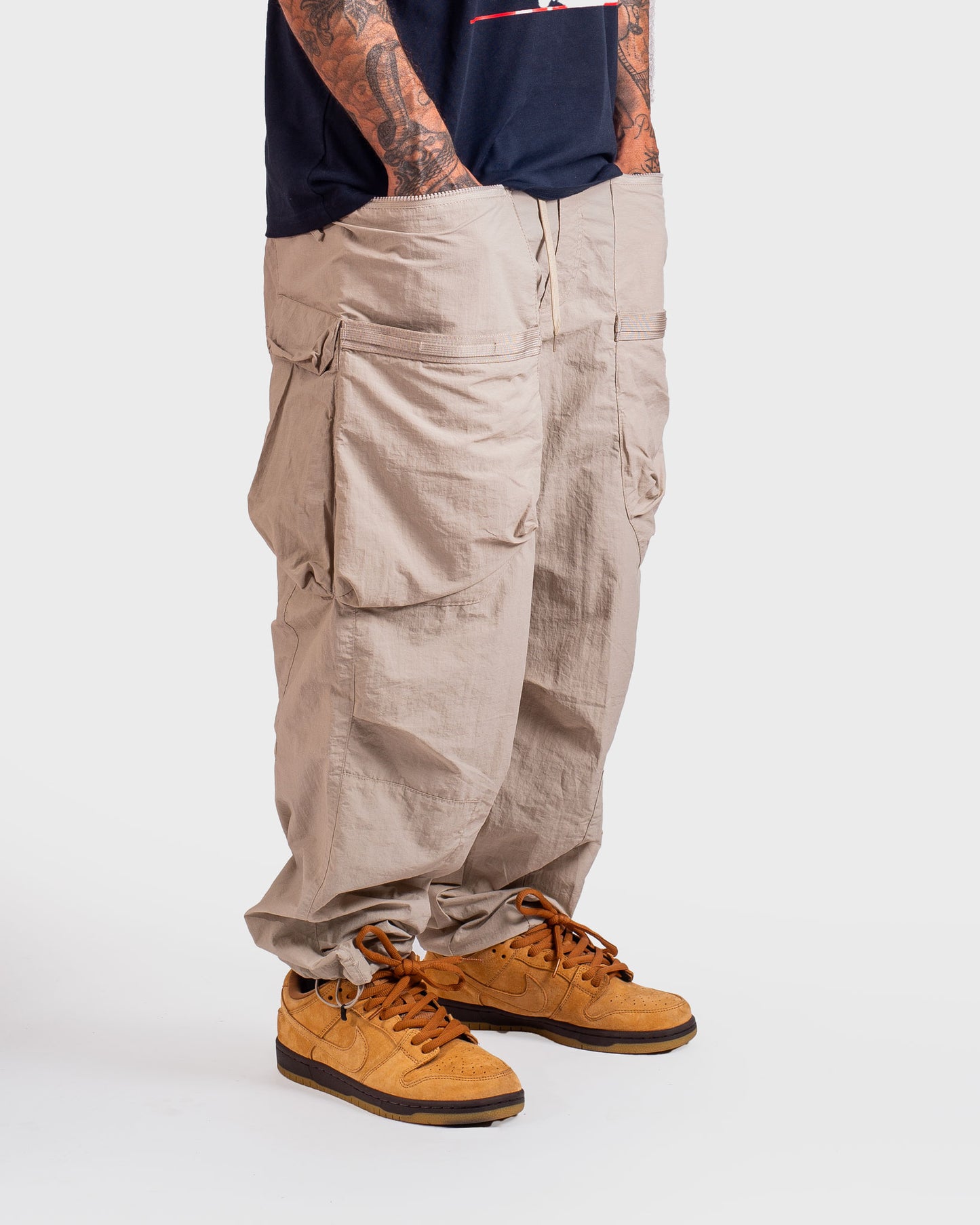 Ryokō - All Activity Multi Pocket  Pant - Ecru