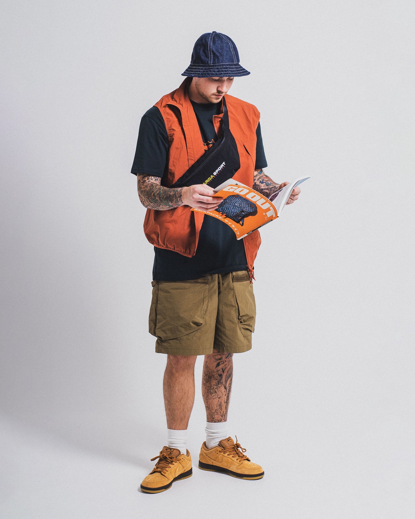 Klammer - Ripstop Stash Vest - Burnt Orange