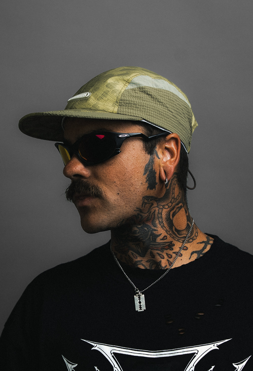 Surd - 4 Panel Contrast Cap - Khaki Camo