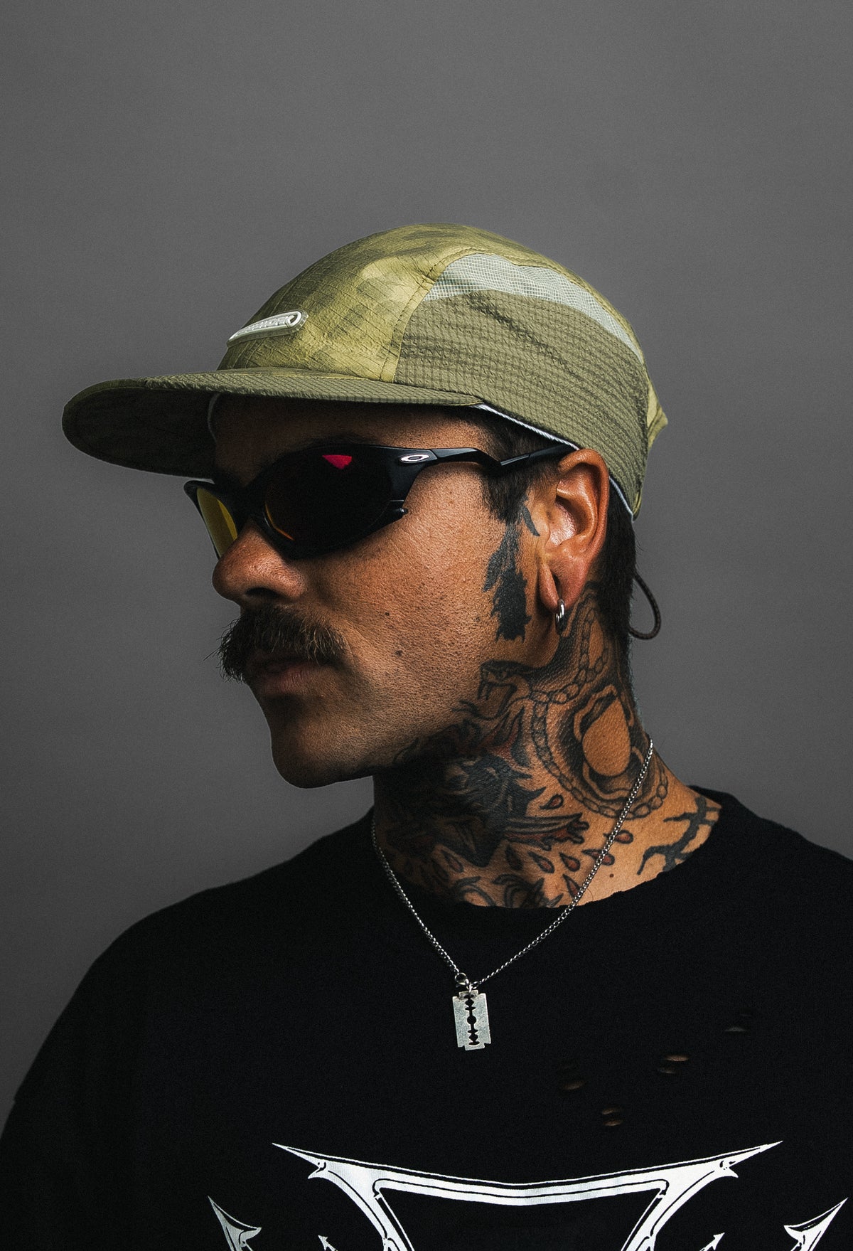 Surd - 4 Panel Contrast Cap - Khaki Camo