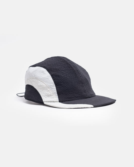 Scanner Panelled Cap  - Black / Moon Grey