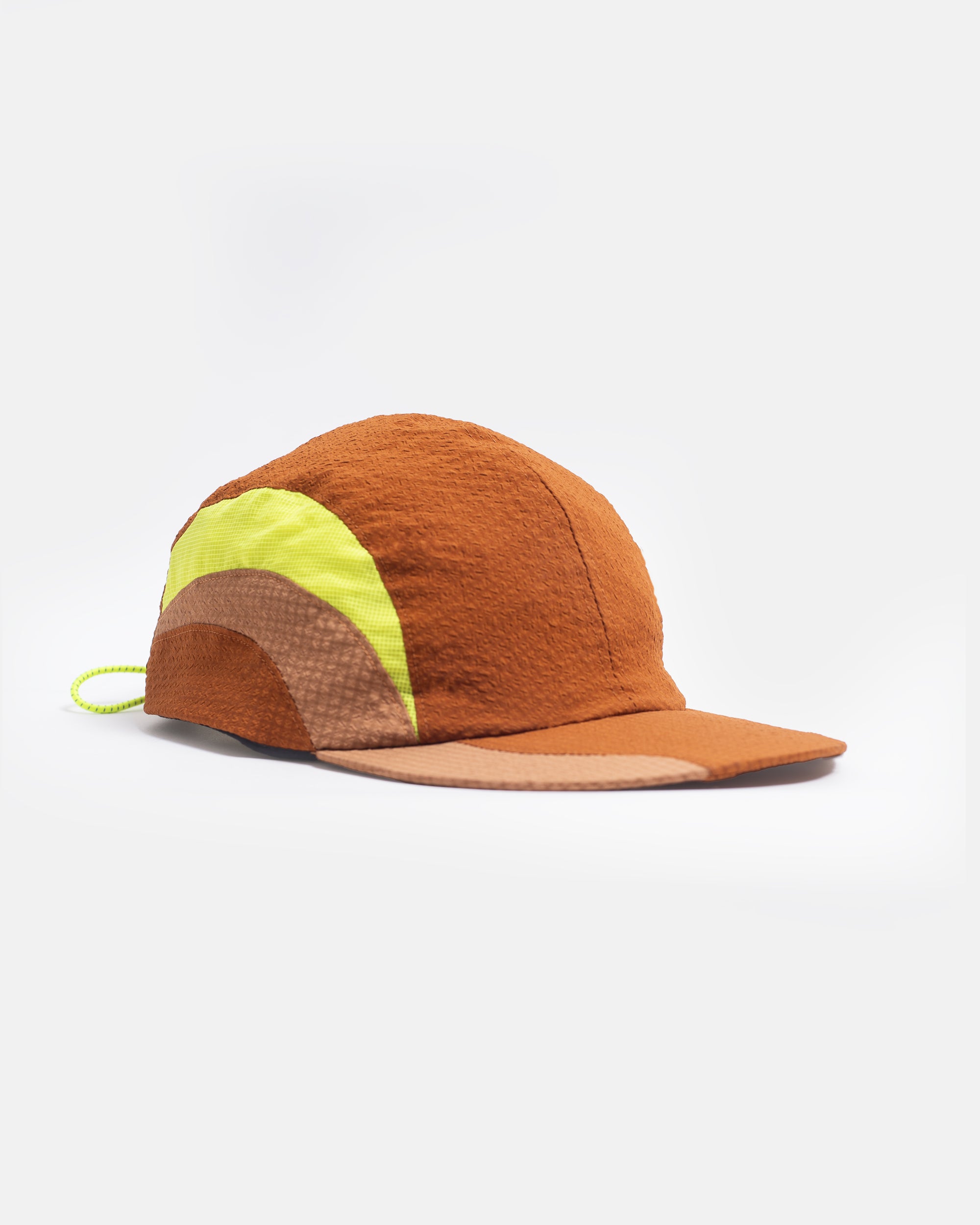 Scanner Panelled Cap  - Red Earth / Nuclear Yellow