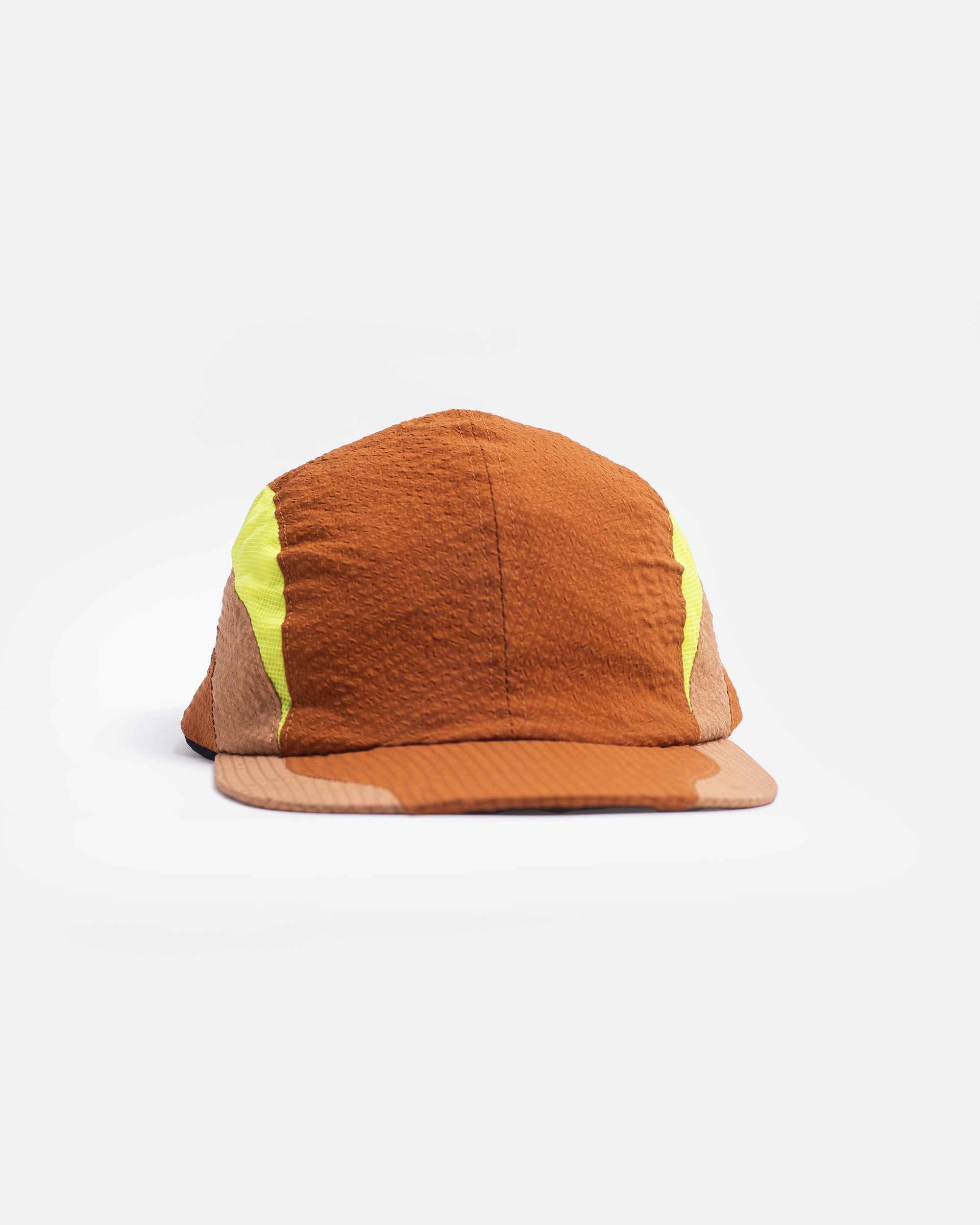 Scanner Panelled Cap  - Red Earth / Nuclear Yellow