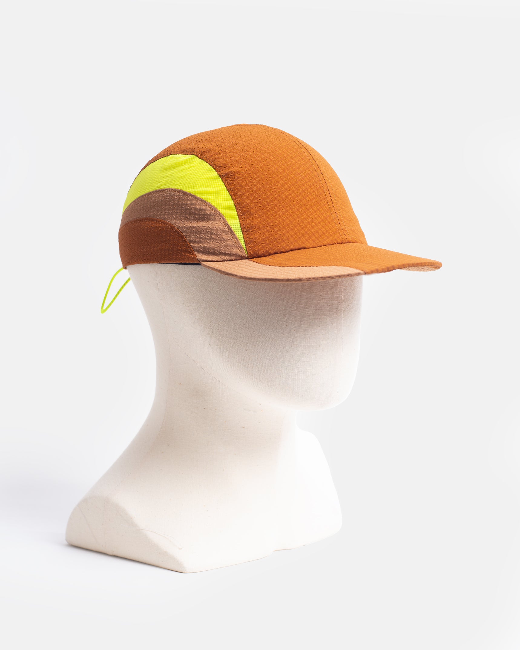 Scanner Panelled Cap  - Red Earth / Nuclear Yellow