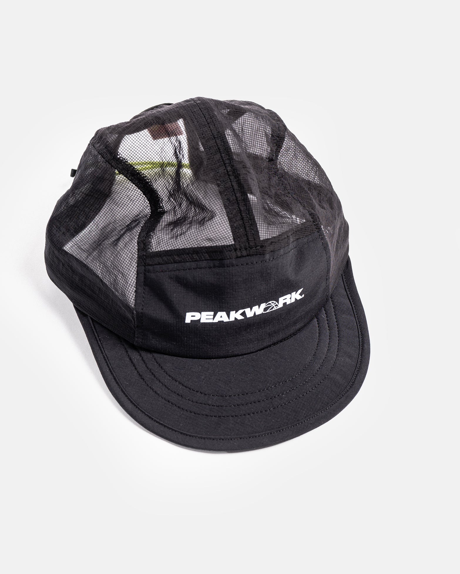 Scramble - Packable Running Cap - Black Mesh