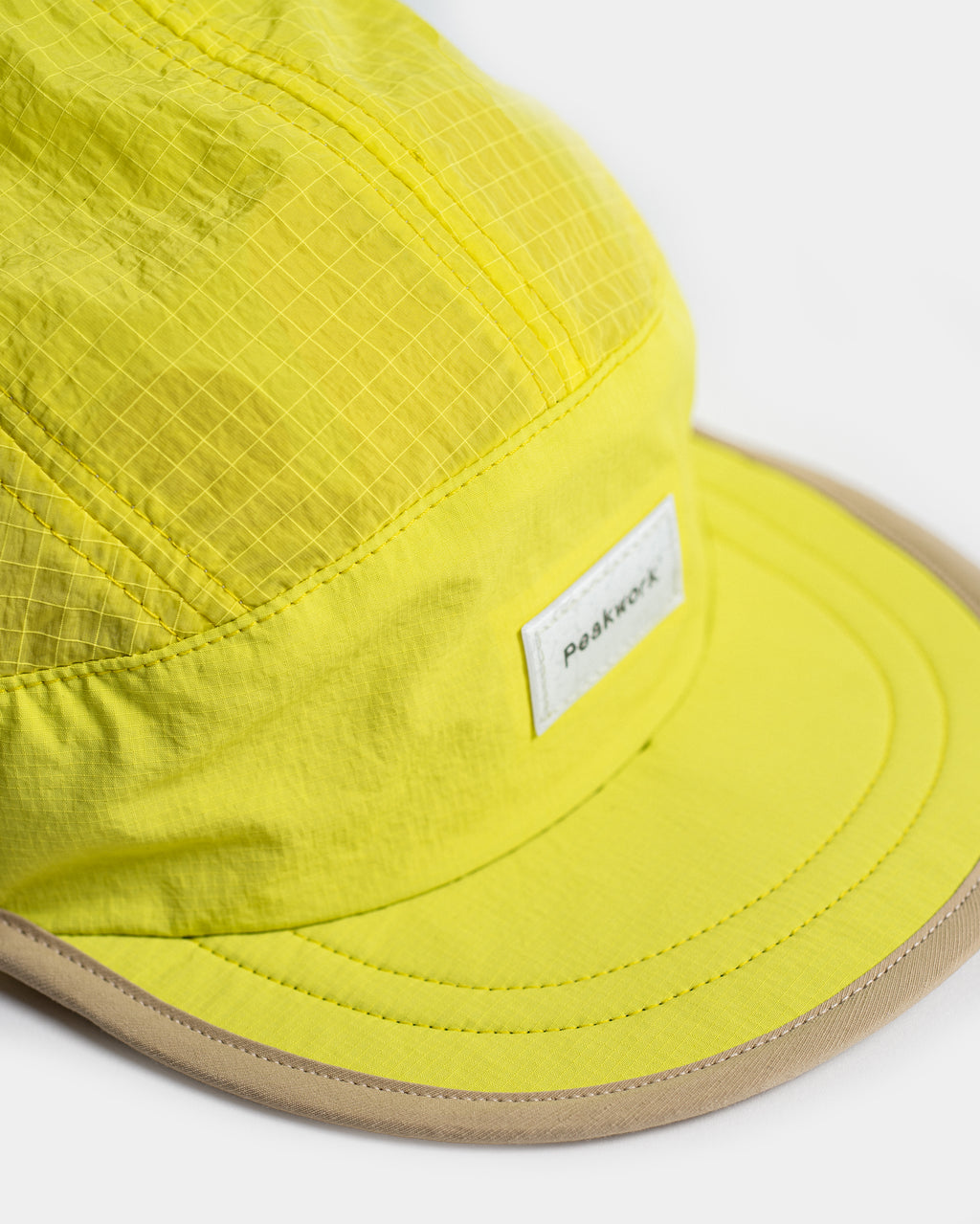 Wrench Packable Running Cap - Nuclear Yellow / Stone