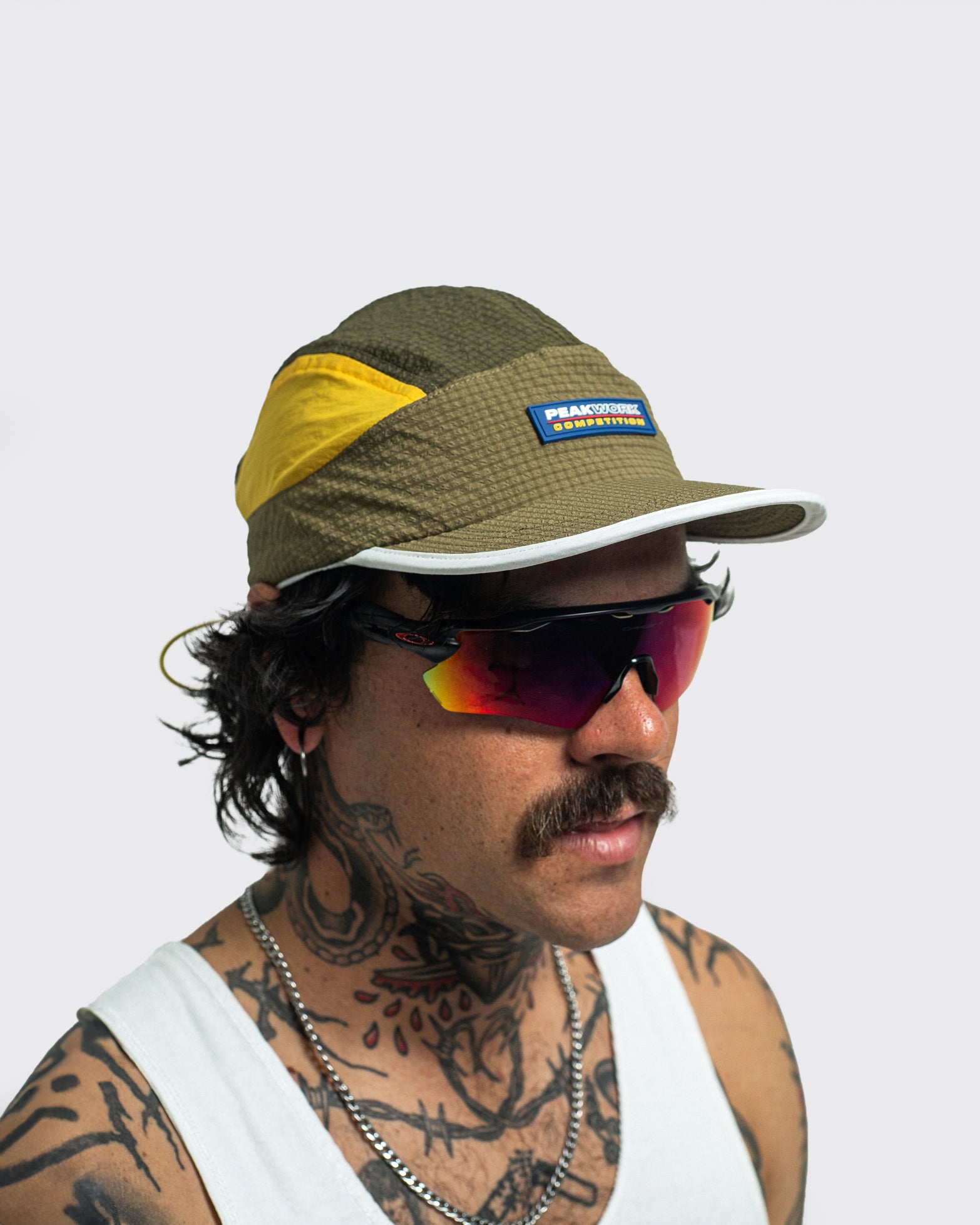 Wrench Athletic Cap - Army / Yellow