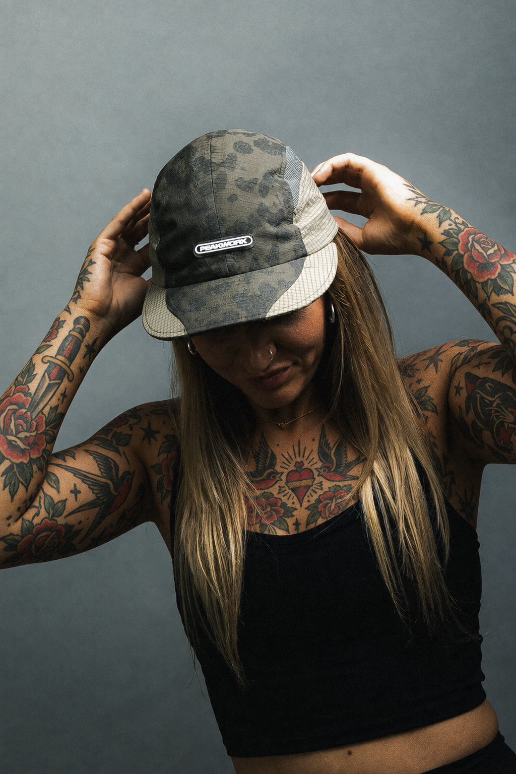 Surd - 4 Panel Contrast Cap - Mason Camo