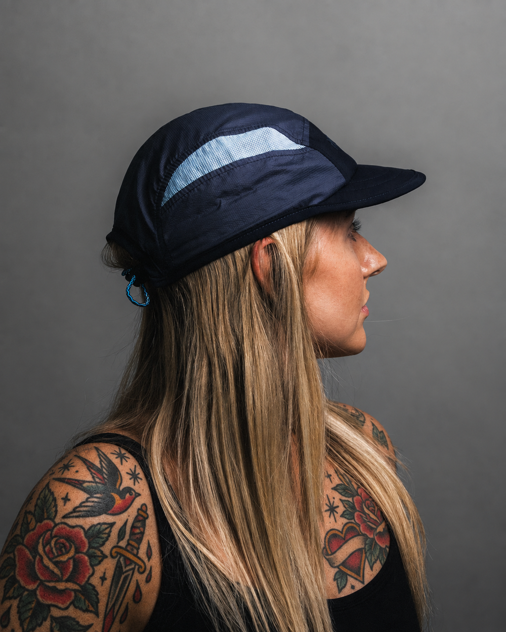 Scoot- Packable Ultralight Running Cap - Navy