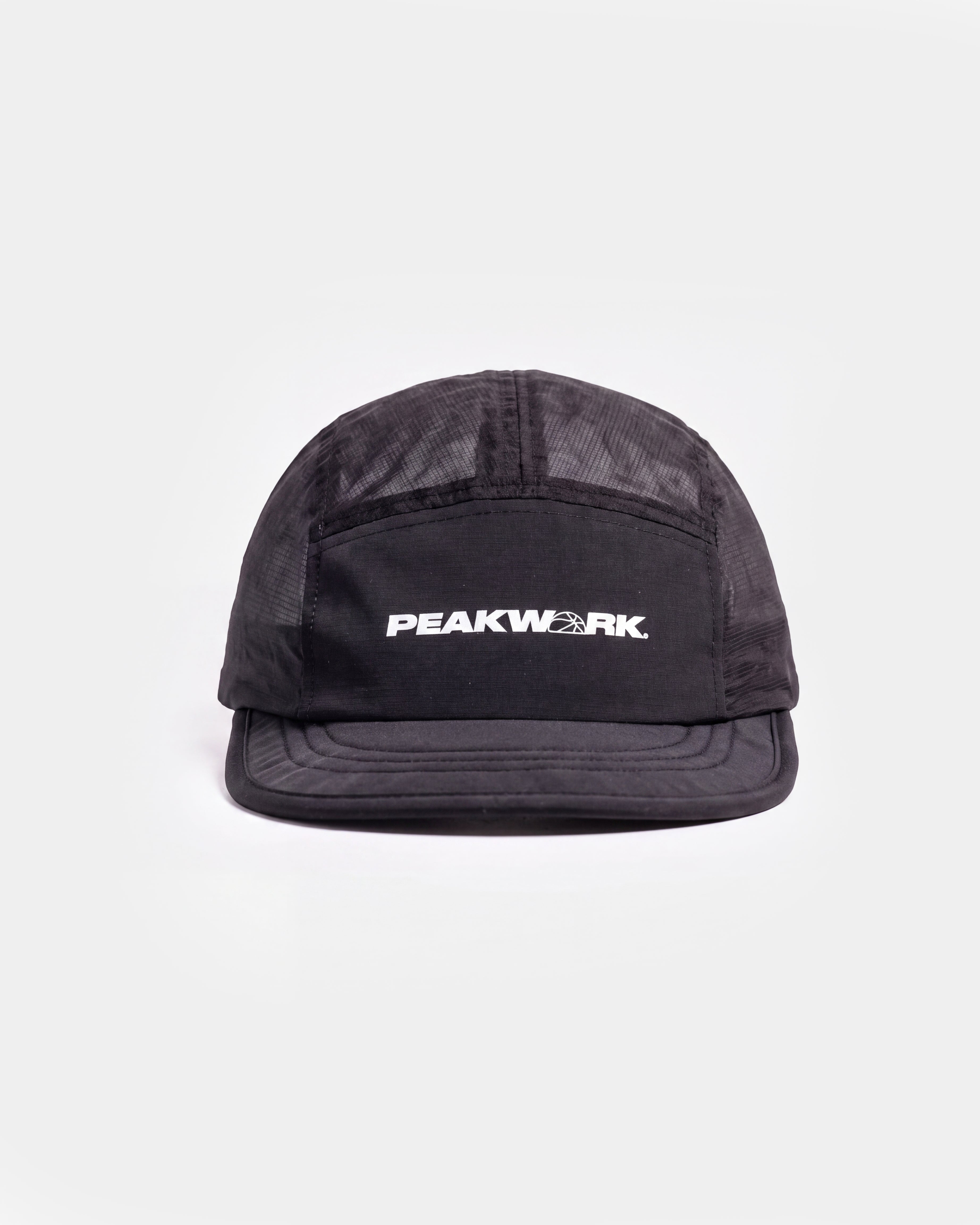 Scramble - Packable Running Cap - Black Mesh