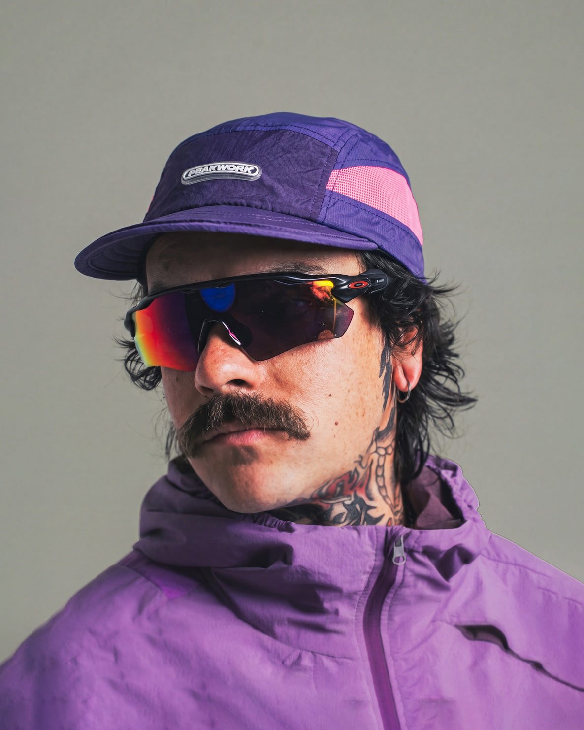 Drift - Packable Ultralight Running Cap - Purple / Pink